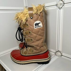 Sorel Trail Autumn Bronze Tofino Joan Snow Boots NL1909-239 Women's Size 5